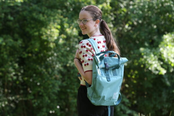 Rolltop Rucksack "never alone" – Bild 2